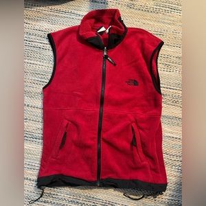 COPY - Red north face vest